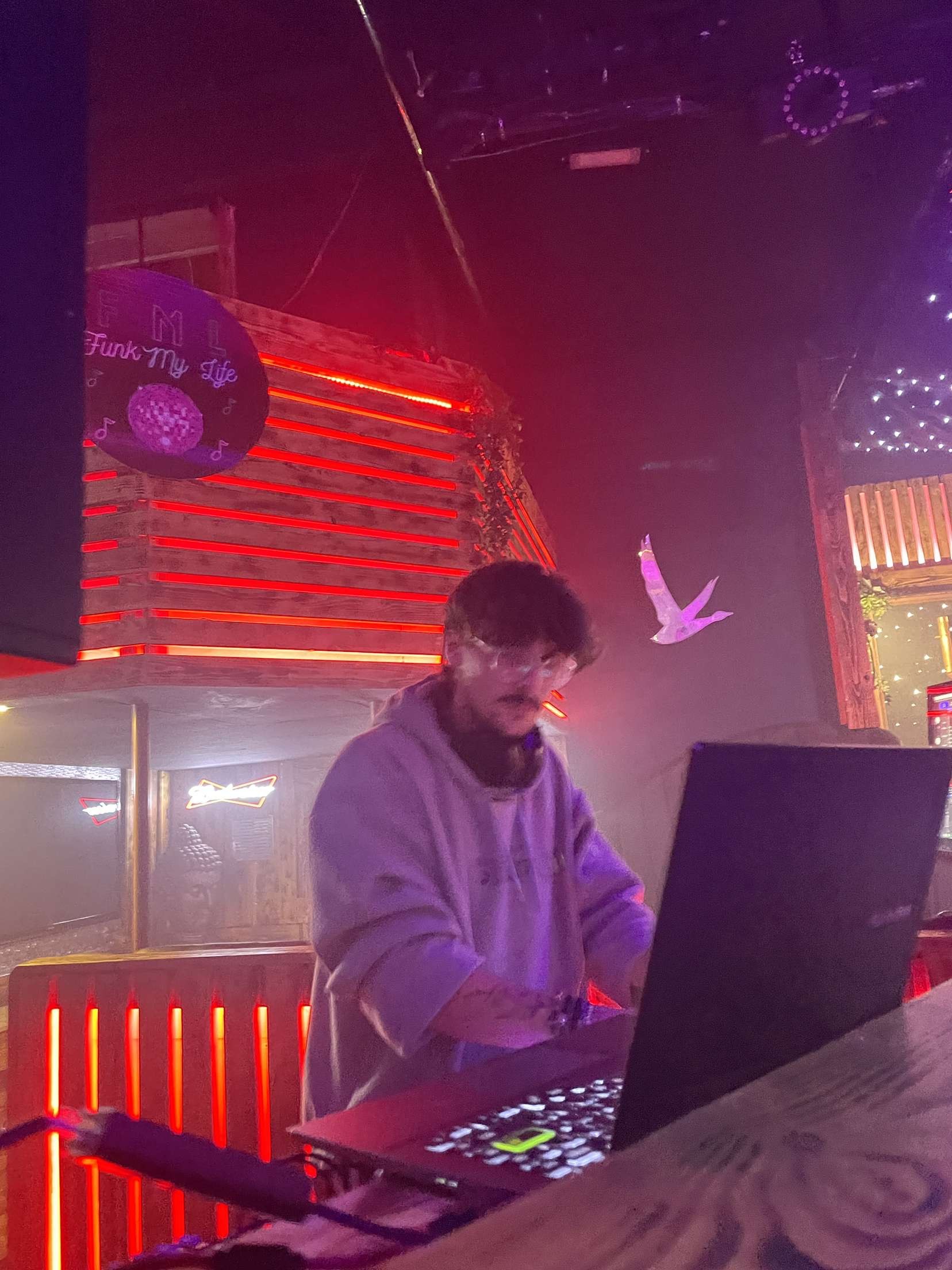 Lee Parkinson live DJ booth